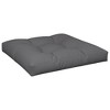 vidaXL Pallet Cushion Anthracite 27.6"x27.6"x4.7" Fabric - 2 of 4