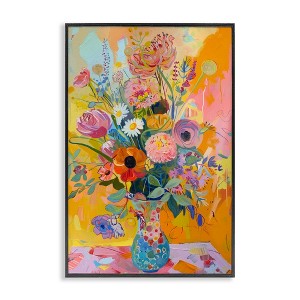 Stupell Industries Bright Hued Mod Bouquet, 30" x 20" - 1 of 4