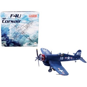 Vought F4U-4 Corsair Fighter Plane Marine Fighter Squadron 323 "Death Rattlers" (1951) 1/72 Diecast Airplane Model by Legion - 1 of 4