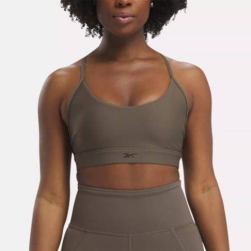 Reebok Lux Shine Strappy Bra M Black : Target