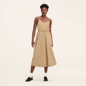 Women's Utility Midi Dress - Woolrich x Target Khaki - 1 of 3