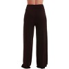 Just Love Womens Wide Leg Casual Comfy Flowy Loose Stretch - Palazzo Pajama Pants PJs - 3 of 3