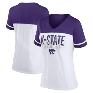 NCAA Kansas State Wildcats Women's Yolk T-Shirt - 1 of 3