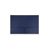 JAM Paper 2-Pocket Presentation Folders Navy Linen 100/Box 26982B - 4 of 4