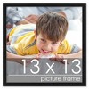 PosterPalooza | Square Minimalist Grey Picture Frame - UV Acrylic, Foam Board Backing, Hanging Hardware - 2 of 4