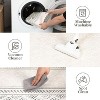 Large Washable Modern Bordered Rug for Living Room Bedroom, Ultra-Thin Soft Low-Pile Non-Slip Floor Cover, Non-Shedding Indoor Carpet - 3 of 4