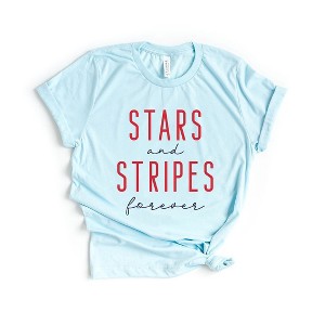 Simply Sage Market Women's Stars and Stripes Forever Short Sleeve Graphic Tee - 1 of 4