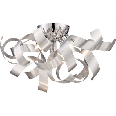 Quoizel Lighting Ribbons 4 - Light Flush Mount in  Millenia