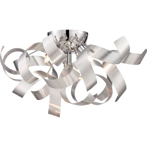 Quoizel Lighting Ribbons 4 - Light Flush Mount in  Millenia - 1 of 2