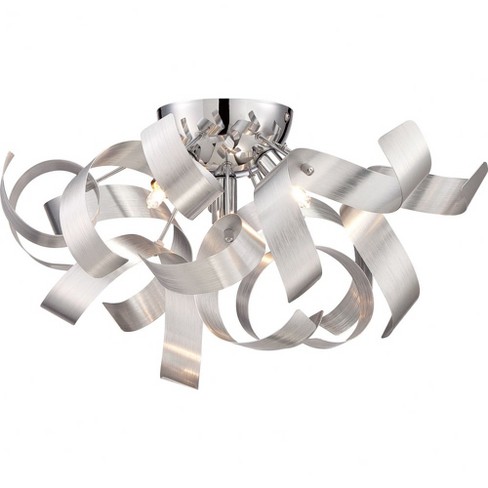 Quoizel Lighting Ribbons 4 - Light Flush Mount in  Millenia - image 1 of 2