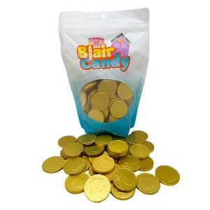 Blair Candy - American Half Dollar Gold Chocolate Coins - Available in 1, 2, 3, and 5 Pound Resealable Bags - 1 of 4
