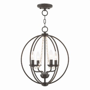 Livex Lighting Arabella 4 - Light Chandelier in  English Bronze - 1 of 3