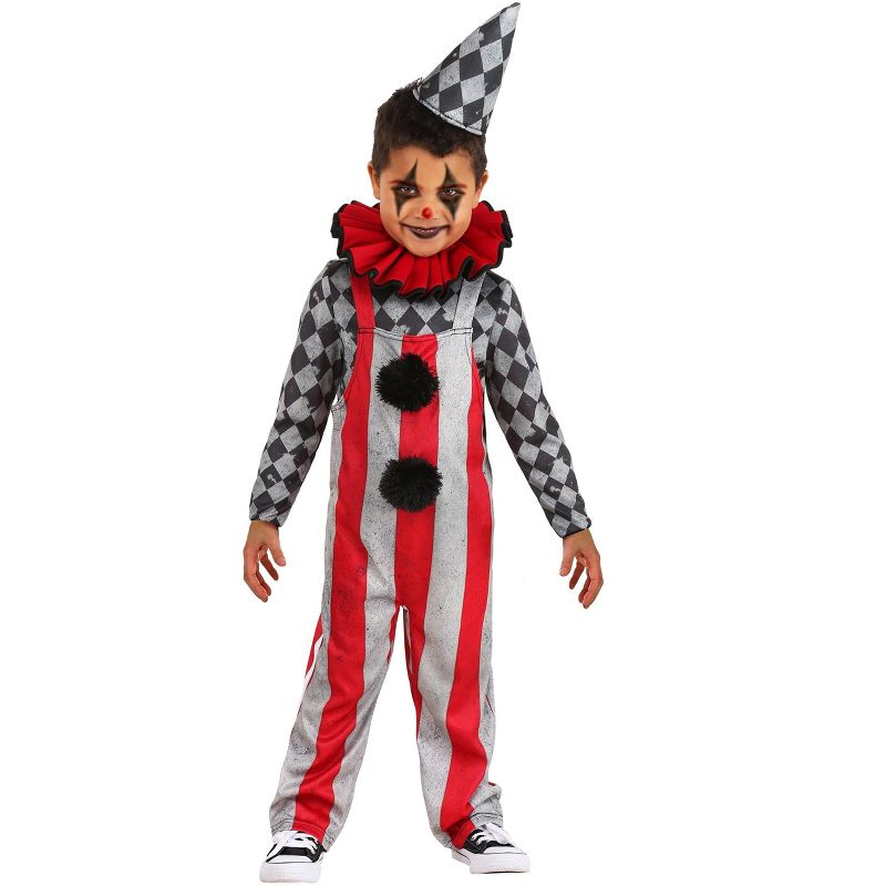 HalloweenCostumes.com Wicked Circus Toddler Clown Costume for Boy's, 1 of 2