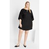 Women's Plus Size Mini Jamie Dress - black | CITY CHIC - 2 of 4