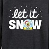 Women's - SpongeBob SquarePants - Let It Snow Lightweight French Terry Slouchy - 2 of 4