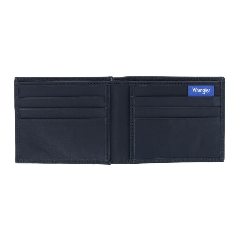 Wrangler Men's Leather Bifold Wallet, 3 of 5