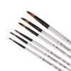 Unique Bargains for Acrylic Wooden Handle with Nylon Bristles Black White 6 Pcs - 3 of 3
