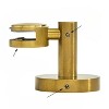 Hamilton Hills Round Pivot Mirror Hardware Tilting Anchors for Mirror - Gold - 2 of 4