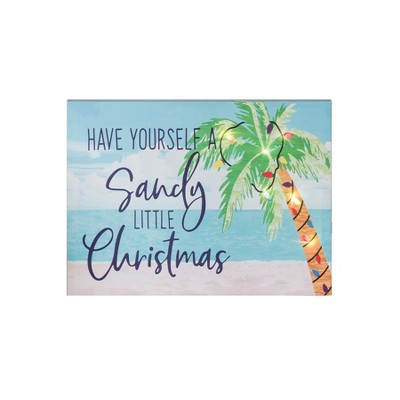 Gallerie II Sandy Little Christmas Light-Up LED Wall Art