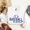 Simply Sage Market Women's Graphic Sweatshirt Baseball Mom Ball - 3 of 4