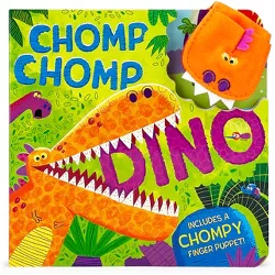 Chomp Chomp Dino - by  Brick Puffinton (Board Book)