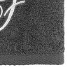 Avanti  Granite with Silver Script Monogram Bath Towel Letter   F - 3 of 3
