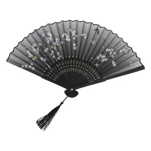 Unique Bargains Ancient Style Folding Fan 1 Pc - 1 of 4