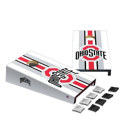 Ncaa Ohio State Buckeyes Premium Cornhole Board Rosewood Stained Stripe  Version : Target