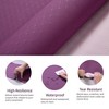 SEVOBAL Premium Non-Slip Yoga Mat Extra Thick Exercise Mat Dual Texture Design for Superior Grip ComfortPurple, 72.1"*24"*0.2" - 4 of 4
