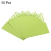 Unique Bargains Hollow Design Foldable Wedding Table Name Place Cards 50 Pcs - 3 of 4