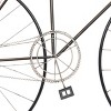 Metal Bike Wall Decor with Seat and Handles Black - Olivia & May: Iron Artwork, Rectangular Pedal Detail, Indoor Display - 3 of 4