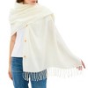 Alpine Swiss Womens Shawl Evening Wrap Pashmina Large Scarf Fringe Cape - image 3 of 4