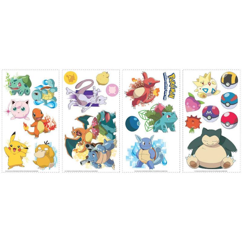 Pokemon Iconic Peel and Stick Kids&#39; Wall Decal, 3 of 8