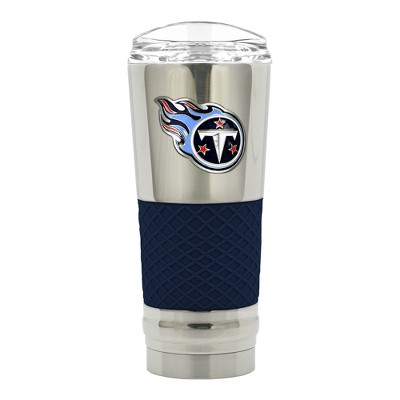 NFL Tennessee Titans 24oz Draft Tumbler with Chrome Finish