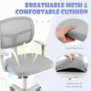 Tangkula Kids Desk Chair Adjustable Height Children Study Chair w/ Auto Universal Casters Gray - 4 of 4
