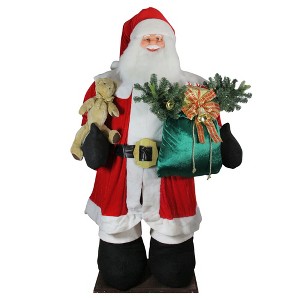 Northlight  8' Red and White LED Lighted Musical Inflatable Santa Claus Christmas Figurine - 1 of 3