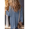 Women's Hollow-out Knit Duster Lightweight Cardigan - Little Daisy Closet - 2 of 2