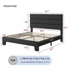 Upholstered Platform Bed Frame with Fabric Headboard - 4 of 4