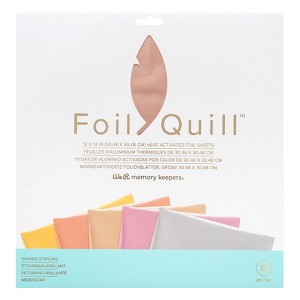 We R Foil Quill 12"X12" Foil Sheets 15/Pkg-Shining Starling-3 Each Of 5 Colors - 1 of 4