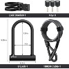 Sportneer Bike U Lock - 18mm Shackle Heavy Duty Bike Lock - 3 of 3