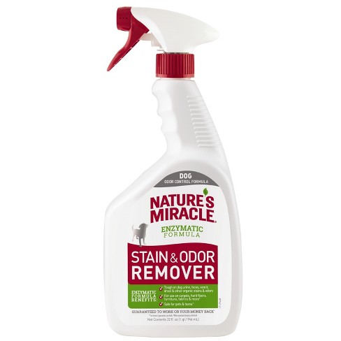 Nature's Miracle Spray Pet Stain And Odor Remover Enzymatic Formula 32 Oz :  Target