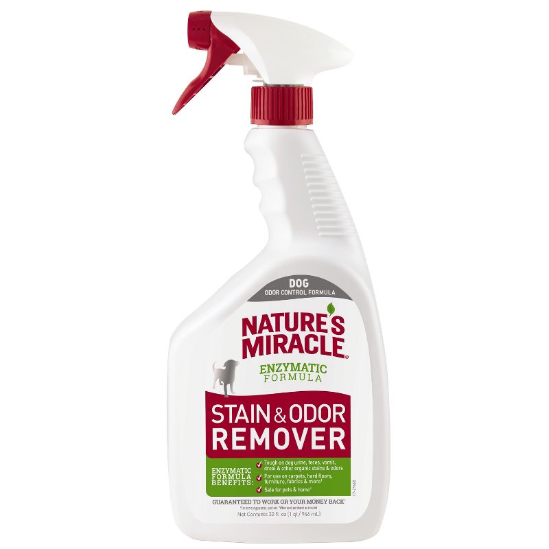 Nature&#39;s Miracle Spray Pet Stain and Odor Remover Enzymatic Formula 32 Oz, 1 of 5
