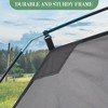 Camping Tent 4 Person Dome Tents, Easy Set Up Waterproof Tent with Carry Bag, Mesh Door, Portable Family Tent - 2 of 4