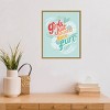16" x 20" Girls I by Gia Graham Framed Wall Canvas - Amanti Art: Modern Typography & Botanical Art for Teen Room Decor - 4 of 4