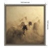Amanti Art Migration of Horses by 1x Canvas Wall Art Print Framed 16 x 16-in. - 4 of 4