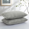Southshore Fine Living Oversized Lightweight Grid pre-washed Quilt Set - 2 of 4