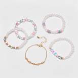 Girls' 5pk Dream Beaded Bracelet Set - Cat & Jack™