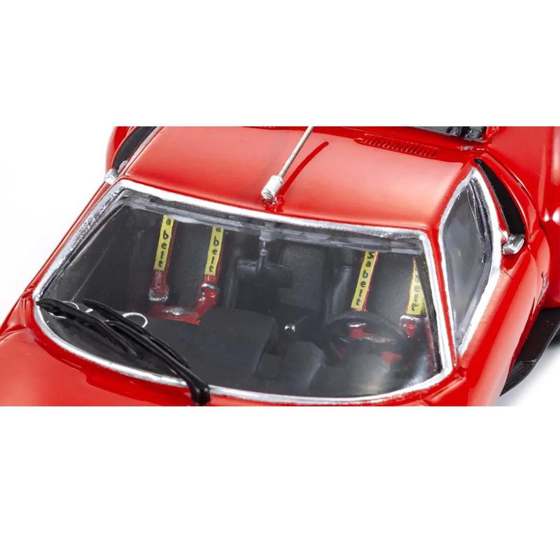 Lamborghini Miura SVR Red with Black Accents and Gold Wheels 1/43 Diecast Model Car by Kyosho, 2 of 6