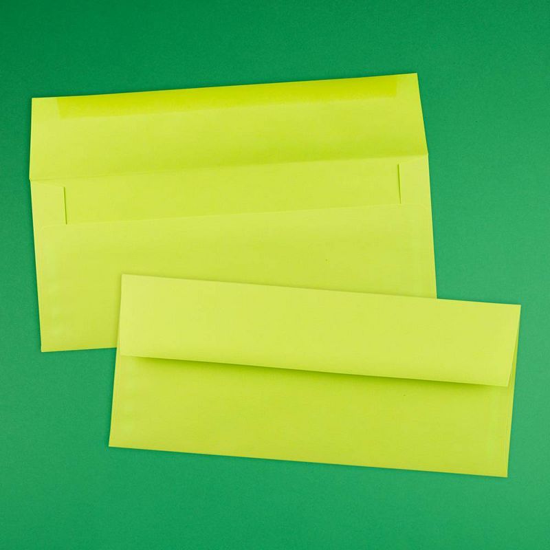 JAM Paper 50pk #10 Brite Hue Envelopes 4.125" x 9.5", 5 of 6