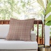 26"x26" Deny Designs Mirimo Earthy Mocha Tiles Square Outdoor Throw Pillow Beige - 3 of 4